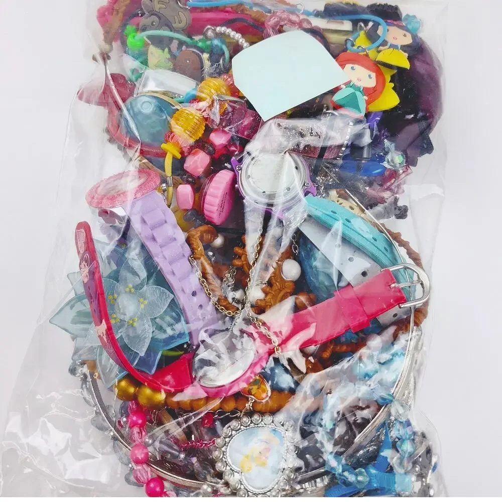 Disney Princess Mystery Kids Jewelry Bundle – 2 Pounds AS-IS Lot A2